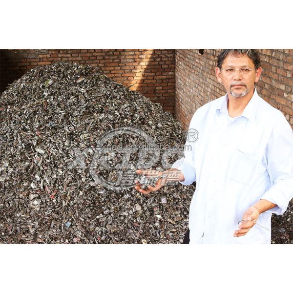 Industrial Automatic Tire Shredder 380V/50HZ with 12 Months Warranty and 2200kg Weight for Waste Tire Recycling