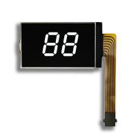 Panneau d'affichage LCD noir de type VA, affichage LCD à 2 chiffres, 8PIN FPC, connectez une alimentation 5V