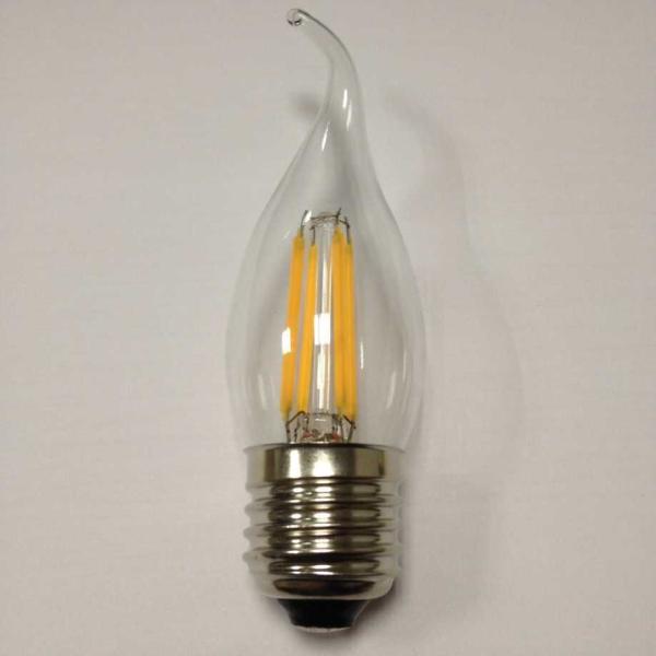 2016 unique design filament led candle dimmable led candelabra E27 E26 B22