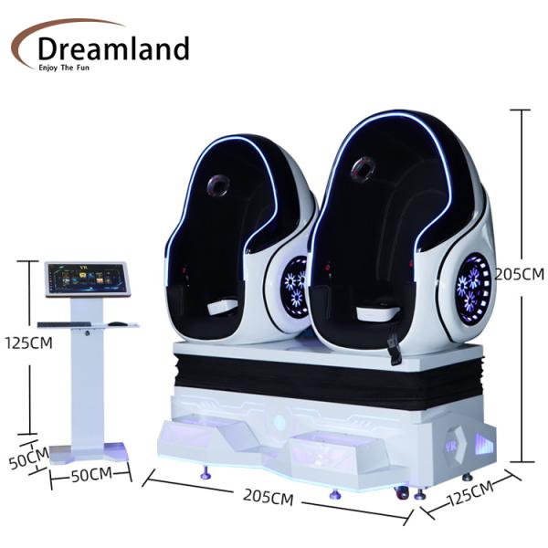 Luxury Virtual Reality Egg Chair Virtual Reality Chair 9d Simulator For Immersive Experience