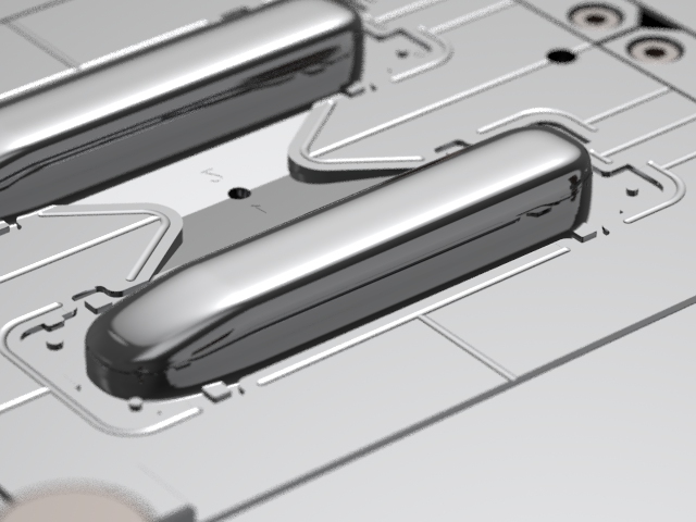 OEM / ODM: Cold Runner Injection Molding & Scan Pen Задняя крышка (1*2) No.24003