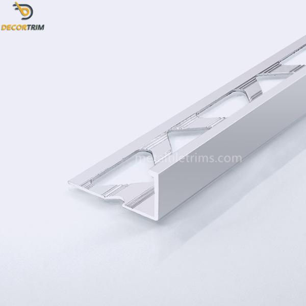 12mm Aluminium Straight Edge Tile Trim With Anodizing Polishing Surface Finish