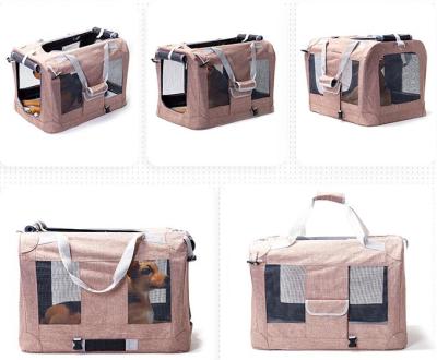 Bolsa dobrável respirável para cães e gatos para viagem