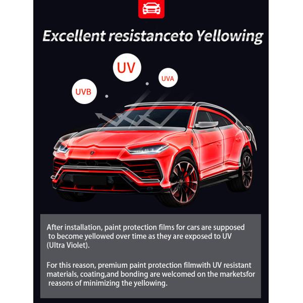 Véhicule de réparation à chaud TPH Autocollant PPF Film de protection anti-rayures pour peinture de voiture