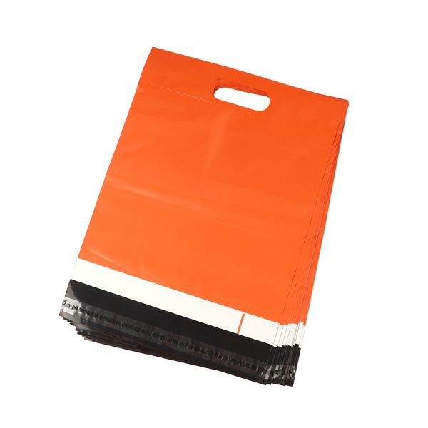 SZCX Custom Printed Poly Mailer With Handle Recyclable Poly Mailers Double Self -sealing Strong Toughness