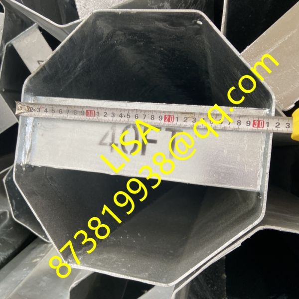 15KV 40FT Galvanized Steel Pole Octagonal Direct Buried 500KGF Metal Utility Pole