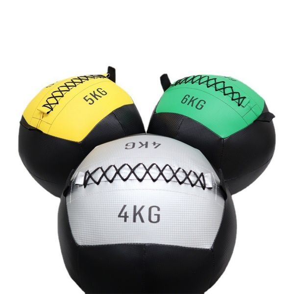 PU Weighted Medicine Ball For Fitness Exercise Soft Wall Ball 1-10KG Gym Power Training