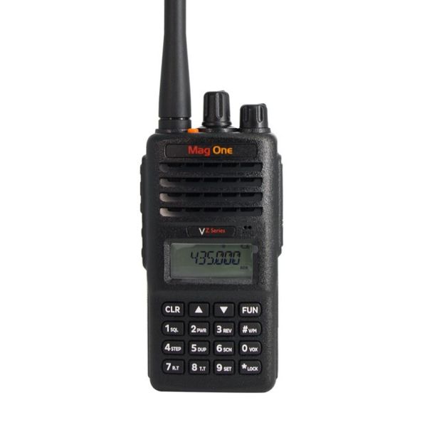 Motorola Vz-18 Two Way Radio VHF UHF Frequency Voice Activated Walkie Talkie with Digital Mobile Radio Communication
