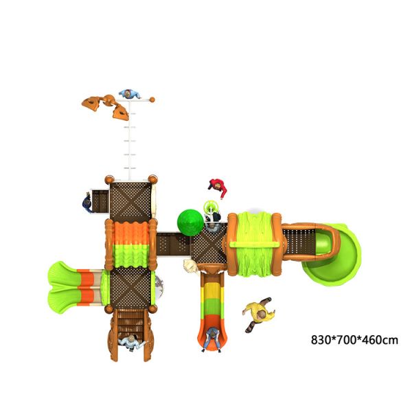 На открытом воздухе PVC оборудования скольжений спортивной площадки детей покрывая Roto отлил в форму