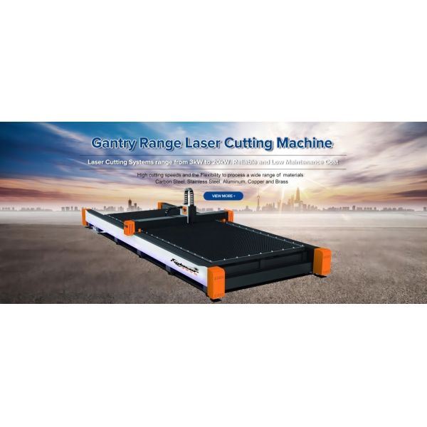Low Maintenance Cost Gantry Fiber Laser Cutting Machine for Continuous Wave Operation