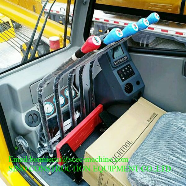 16 Ton XCT16 Hydraulic Telescopic Truck Crane Fully Extended Boom