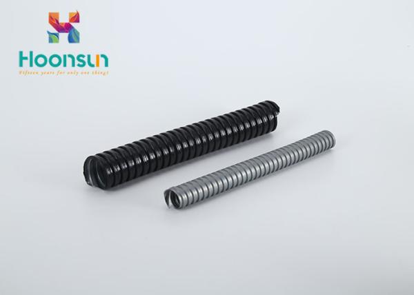Plastic Coated Flexible Hose Pipe PVC Coated With Galvanized Corrugated Conduit