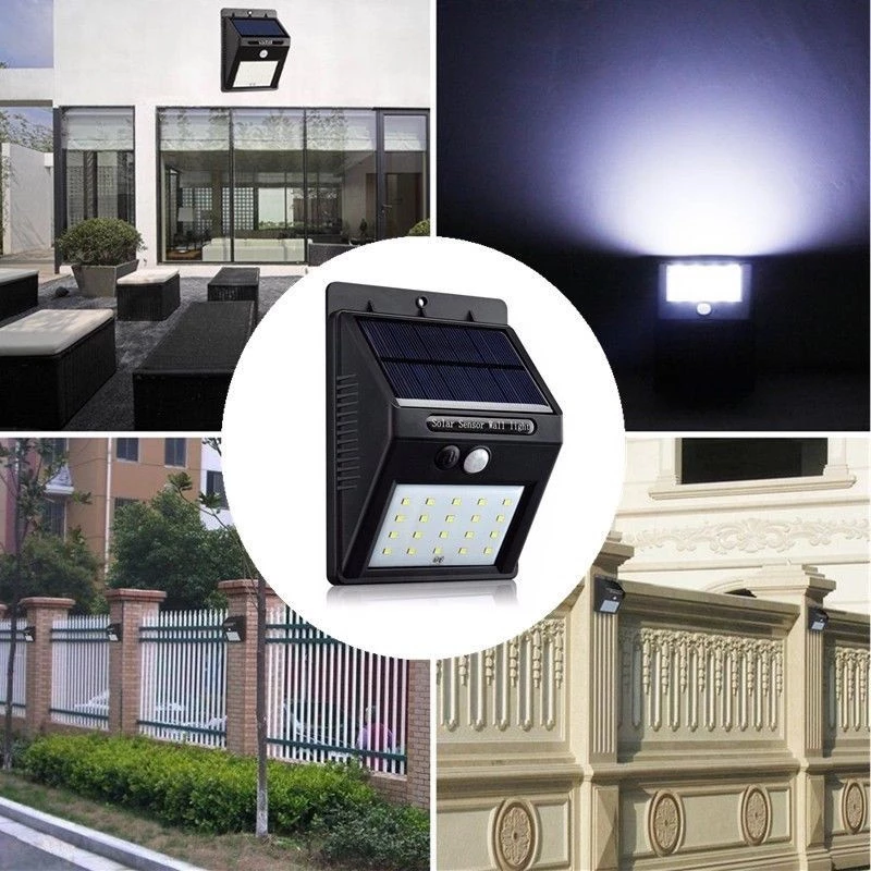 300lm PIR Солнечные светофоры 6500k Pir наружные светофоры