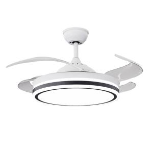 42インチ現代的なシンプルLED扇風機ランプ ブルーツepo_Latnepo_Latnepo_Latnepo_Latn 110V-220V広圧