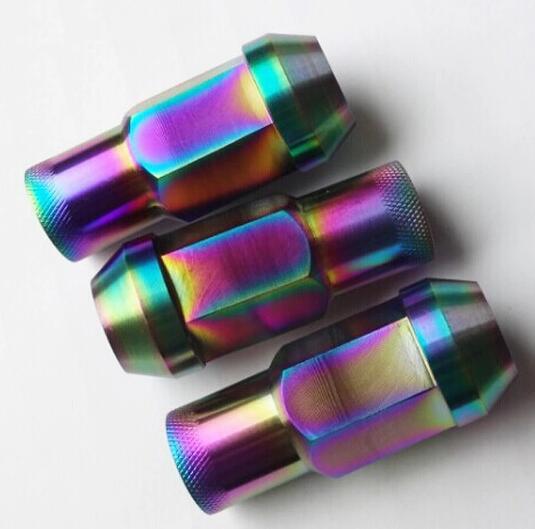 Lightweight Grade 8.8 Auto Titanium Lug Nuts Acid Alkali Resistance Gr5 Ti6Al4V