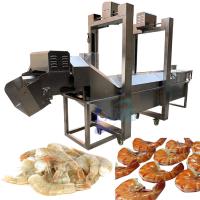 Machine électrique de cuisson de crevettes en tunnel stable, unité de transformation de crevettes économe en énergie