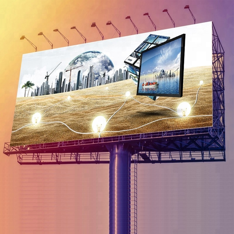 electronic outdoor led advertising signs smd2525 p6 outdoor video LED display, led billboard 1/8 scaning