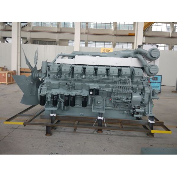 1520kw 1875kva 50Hz Mitsubishi Diesel Generator With Stamford Alternator , Water Cooled Three Phase