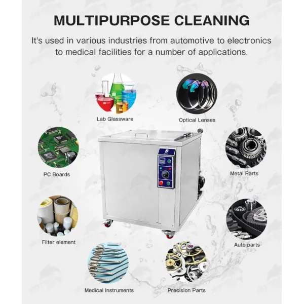 Ultrasonic Cleaner with Filtration, Filter Cleaning Machine for Electronic Components