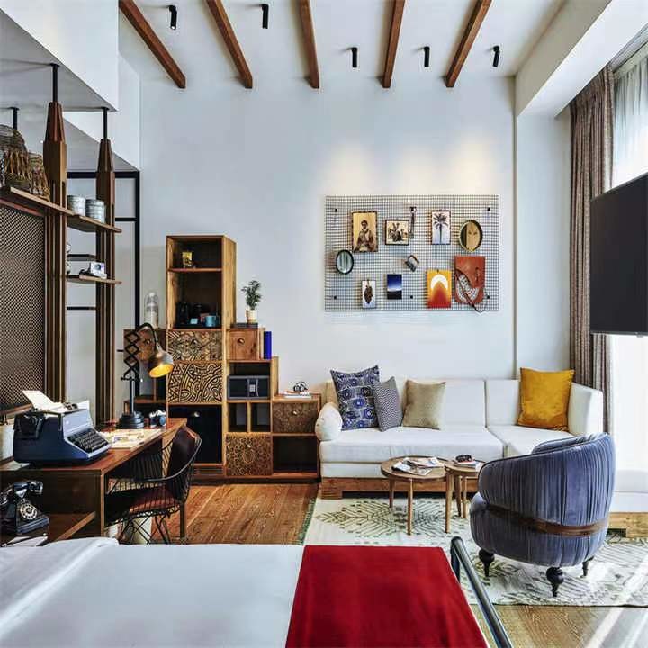 Мебель спальни музея мебели гостиницы верхнего сегмента OEM старая деревянная