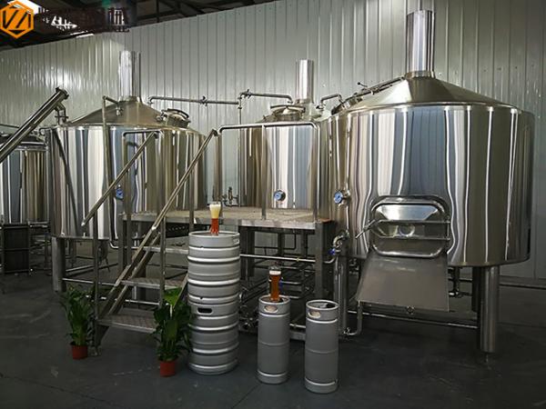 Economical Complete Automated Brewing System 3 Vessels Machine For Winery
