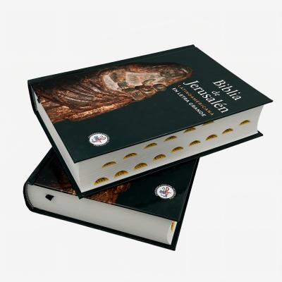 custom one color printing hardcover bible with index/thumb