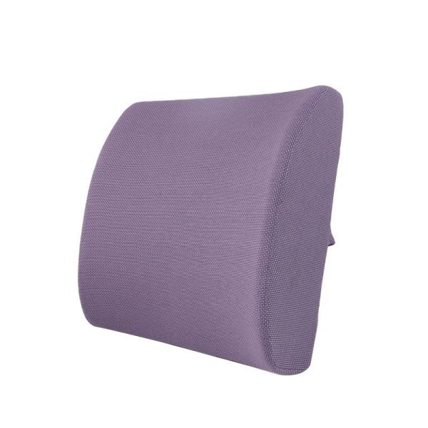 Polyurethane Memory Foam Lumbar Support Cushion for Car Seat 34*33*12cm 3D Mesh Fabric
