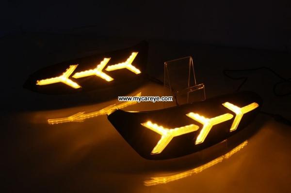 Car DRL LED Daytime driving Lights extra for Buick GL6 2017-2018 auto parts aftermarket
