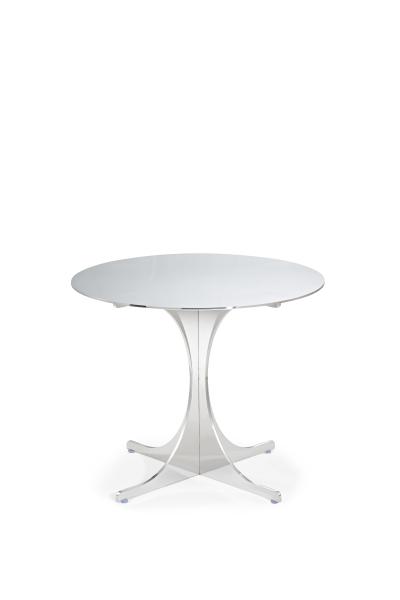 Modern Stainless Steel Living Room Furniture Gold Or Silver Round Coffee Table