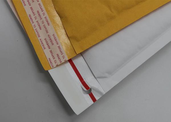 Encarregados do envio da correspondência amarelos personalizados da bolha do papel de embalagem fáceis rasgar acolchoado para o enviamento