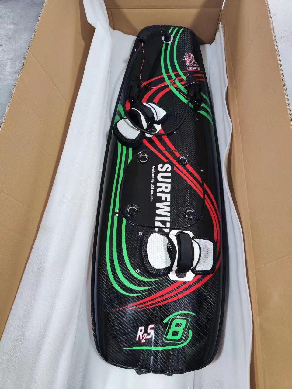 Черный 105cc Электрический серфборд Реактивные двигатели Части для океанических вод Серфборд