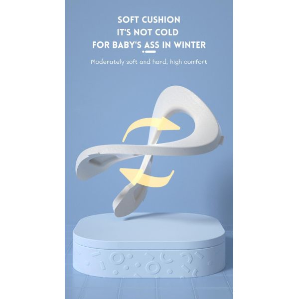 Cartoon Panda Shape Baby Potty Toilet with Custom Logo EN71 Certified Blue/Yellow/White/Black