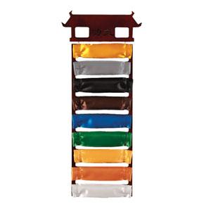 gravity feed pet can black wire counter display rack