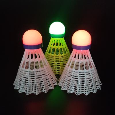 Colorful Red Green Light LED Badminton Shuttlecock Lasting
