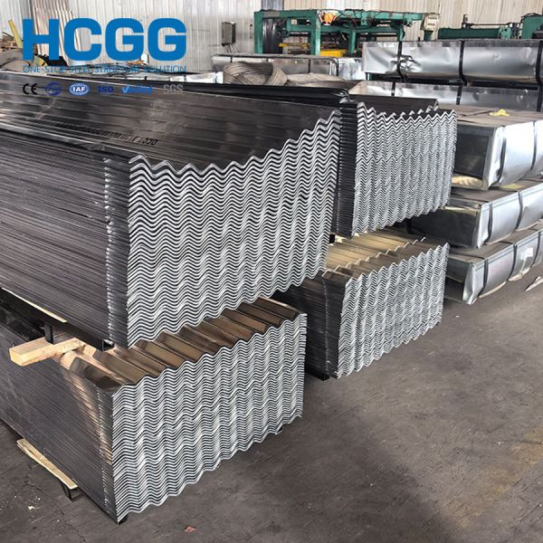 0.5mm Thick Metal Roof Panel Galvanized Corrugated Steel Roofing Sheet 14 Gauge
