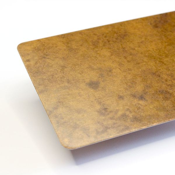 Плита катушки толщины античного декоративного волосяного покрова золотая 4mm листа нержавеющей стали бронзового