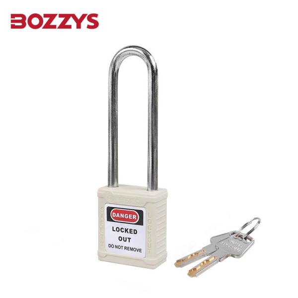 A3 Steel Shackle Safety Lockout Padlocks Black ABS Keyed Alike Padlocks