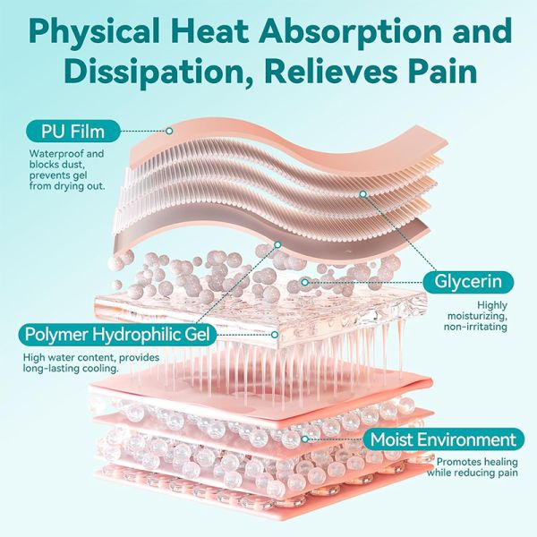 10x10cm Hydrogel Medical Wound Care Dressing For Burn OEM Logo Design