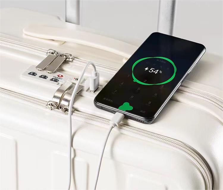 45-55L Легкий макаронный цвет кабины Носить на чемодан с половиной переднего отсека