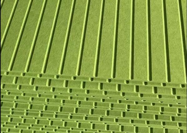 Larme de absorption d'écran antibruit de fibre de polyester de 100% résistante