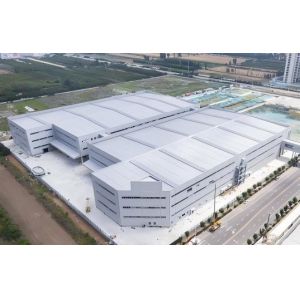 Light Weight Steel Structure Warehouse , Commercial Metal Building Construction