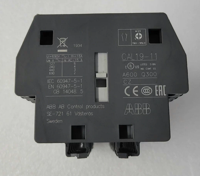 CAL19-11 ABB Thermal overload relay Thermal overload protection small medium sized motors