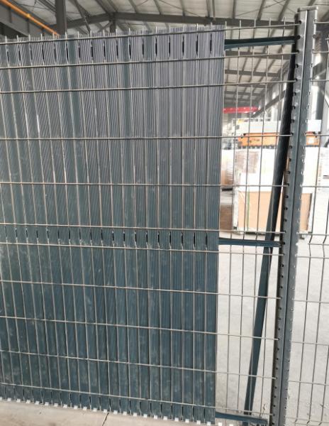 do triângulo plástico da veneziana de 5mm cerca de dobra Powder Coated