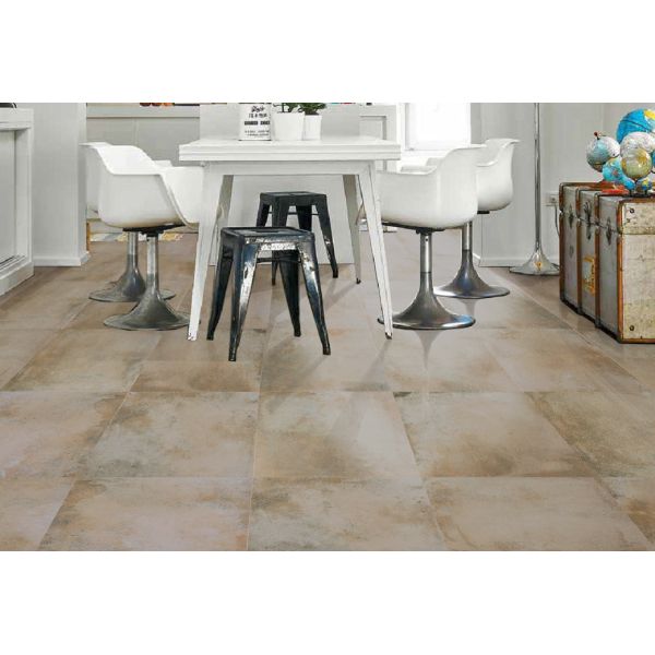 Cement Look 600 By 600 Floor Tiles 2 Cm Thickness Easy Maintenance