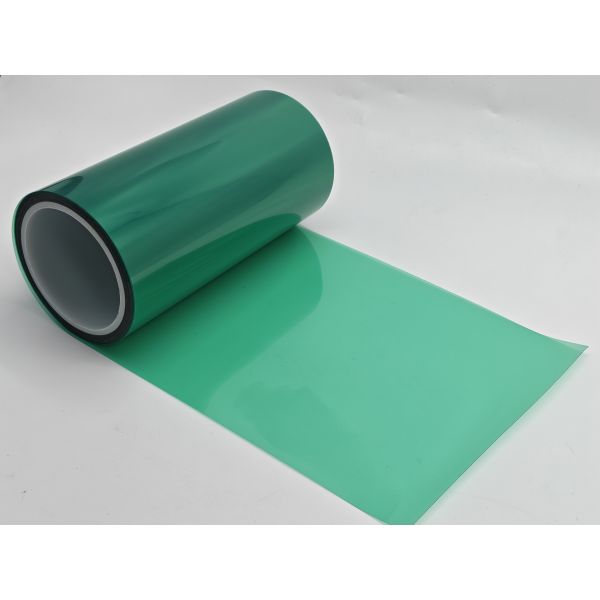 Heat Resistant Green Lamination PET Tape with 80μm thickness for  Touchscreen Glass Processing Protecting