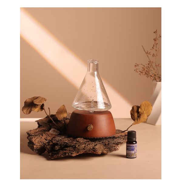 Customized Size Real Wood Essential Oil Diffuser Waterless High End For Hotels