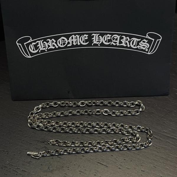 65cm Length S925 Logo Antique Finish 925 Sterling Silver Letter Necklace with Lobster Clasp