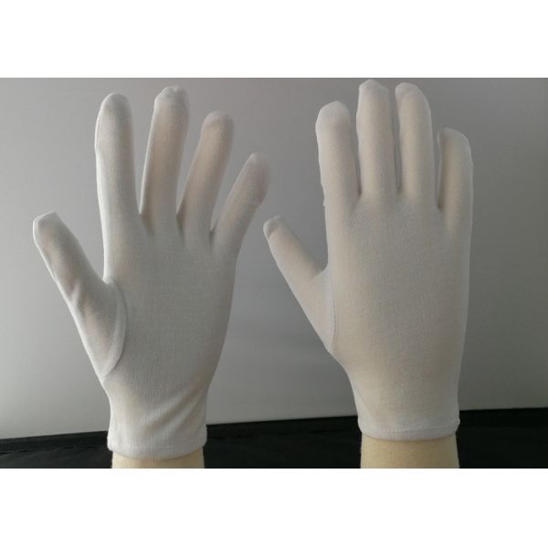 Перчатки 65% полиэстер материальным связанные хлопком, перчатки работы сада подшивая тумак