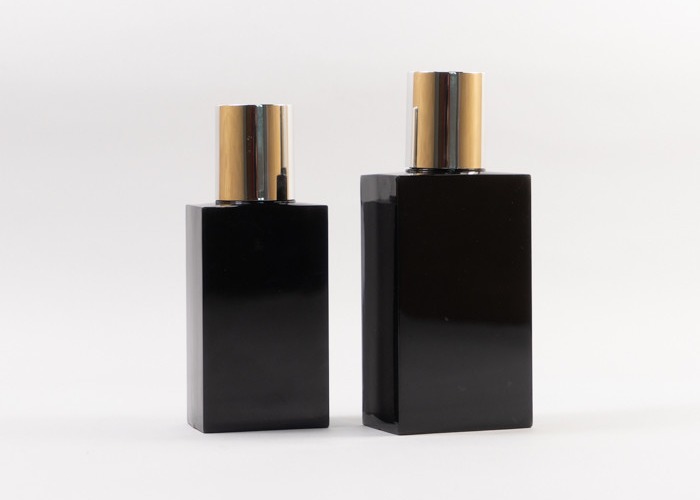 Бутылка 100ml 150ml шампуня квадрата PETG пластиковая материальная мужская со светлой крышкой золота