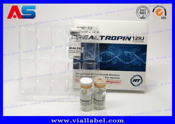 Oils Ampoules 1ml Plastic Blister Packaging PVC / PET Material White Color